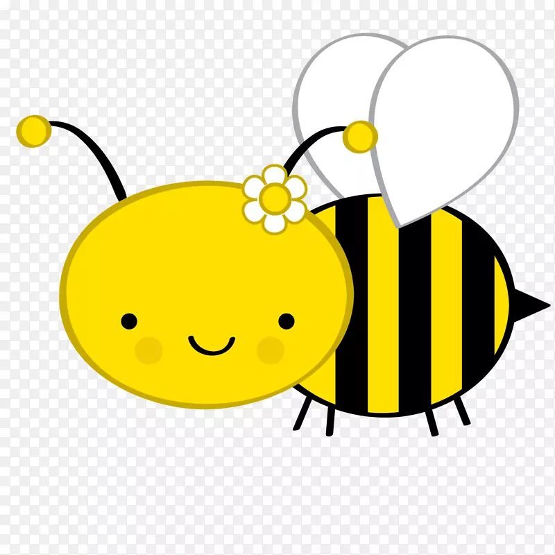 大黄蜂昆虫剪贴画-蜜蜂