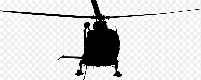 直升机飞机轮廓-直升机
