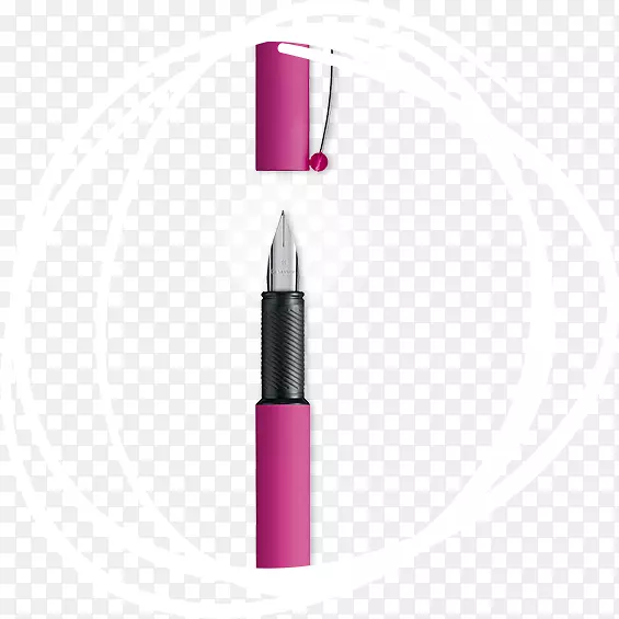 紫色紫红色化妆品唇膏钢笔