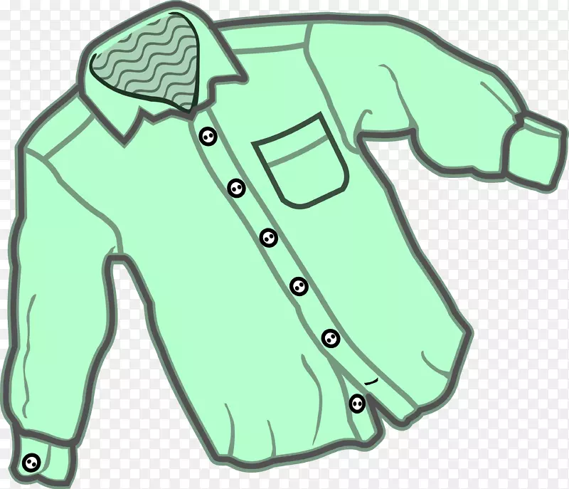 t恤服装剪贴画.插图