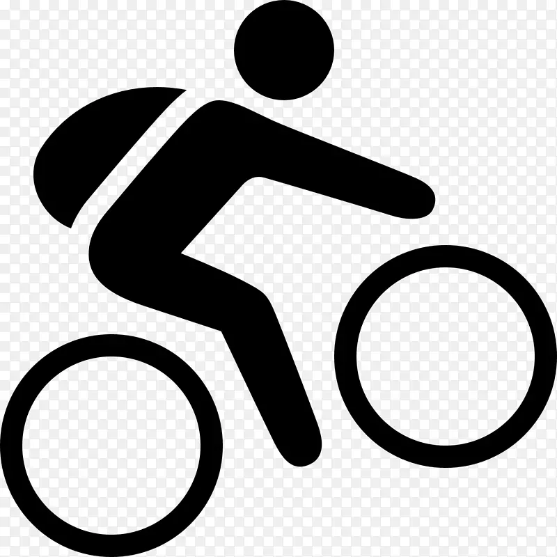电脑图标自行车山地自行车骑自行车