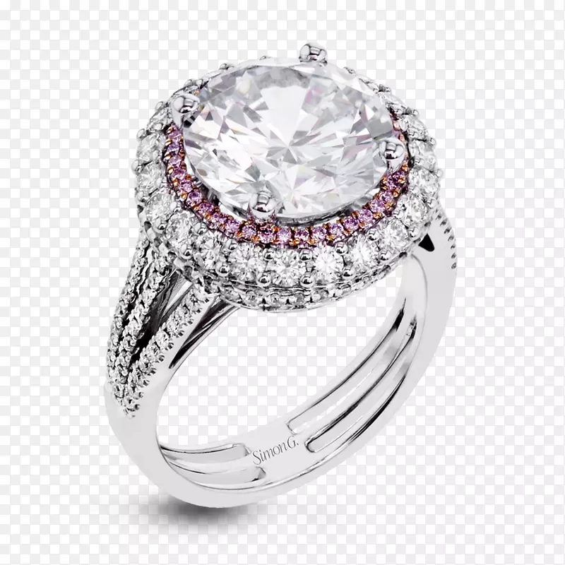 订婚戒指钻石结婚戒指珠宝订婚戒指