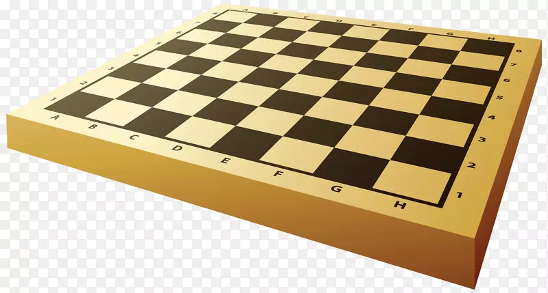 国际象棋棋盘，黑白木板