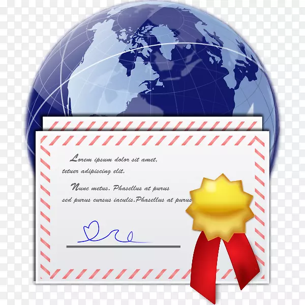 证书颁发机构计算机图标计算机服务器公钥证书吊销列表-证书
