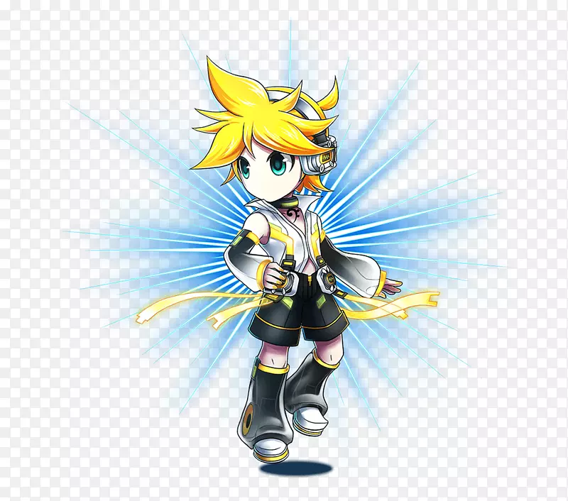 勇敢的边疆Kagamine Rin/len Savaloid Hatsune Miku MegurusLuka-舞台灯