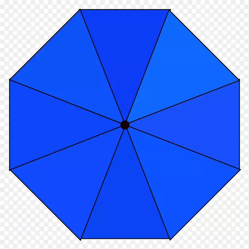 三角钴蓝电蓝圆区-阳伞