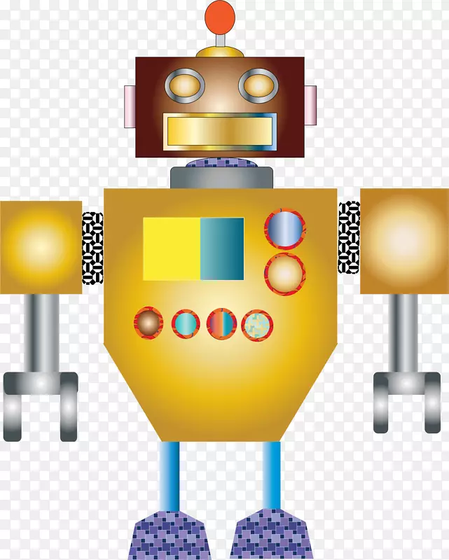 玩具剪贴画-机器人