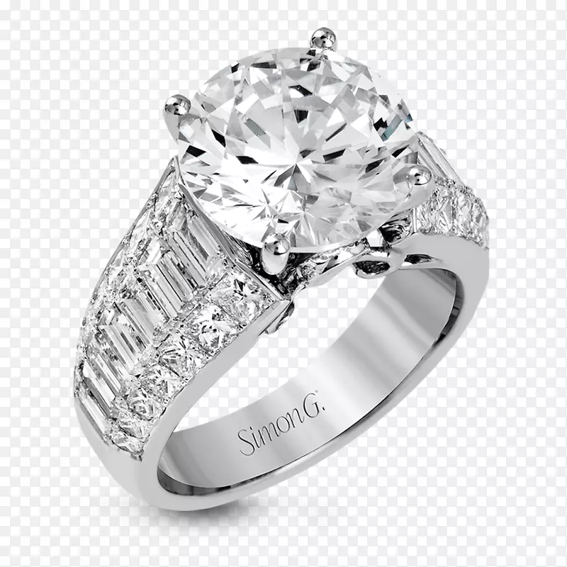 订婚戒指珠宝米兰杰钻石订婚戒指
