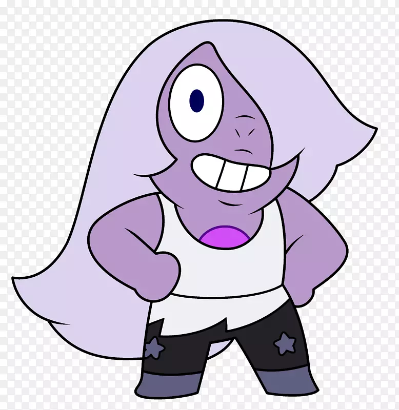 珍珠紫水晶石榴石-宇宙：攻击光明！-紫水晶