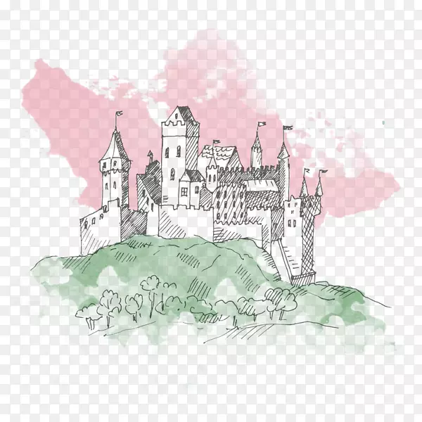 城堡素描-城堡公主