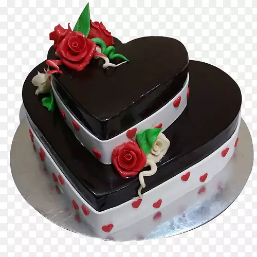 生日蛋糕结婚蛋糕巧克力蛋糕层蛋糕-周年快乐浪漫