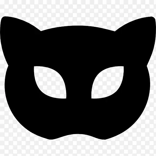 黑猫电脑图标嘉年华狂欢节面具