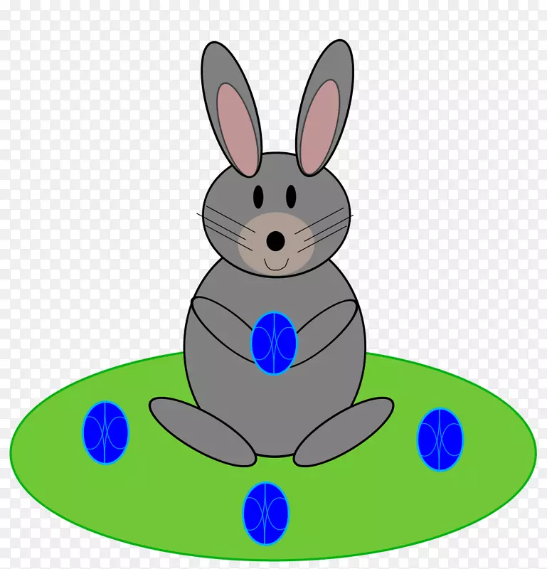 复活节兔剪贴画-复活节兔子