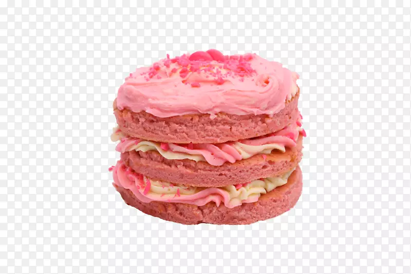 霜与冰小四奶油红天鹅绒蛋糕-粉红蛋糕