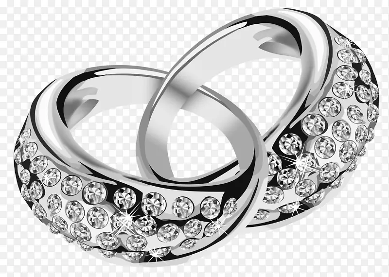 结婚戒指珠宝剪贴画结婚戒指