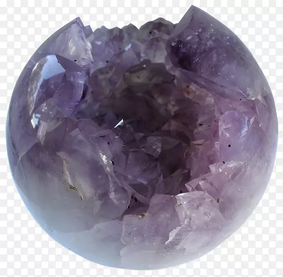 玫瑰石英紫水晶晶体矿物-紫水晶