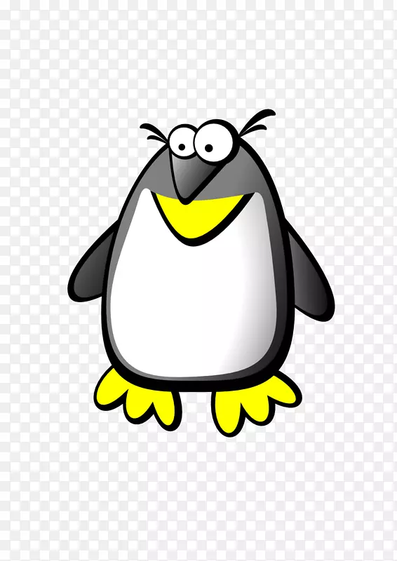 帝企鹅鸟夹艺术-linux