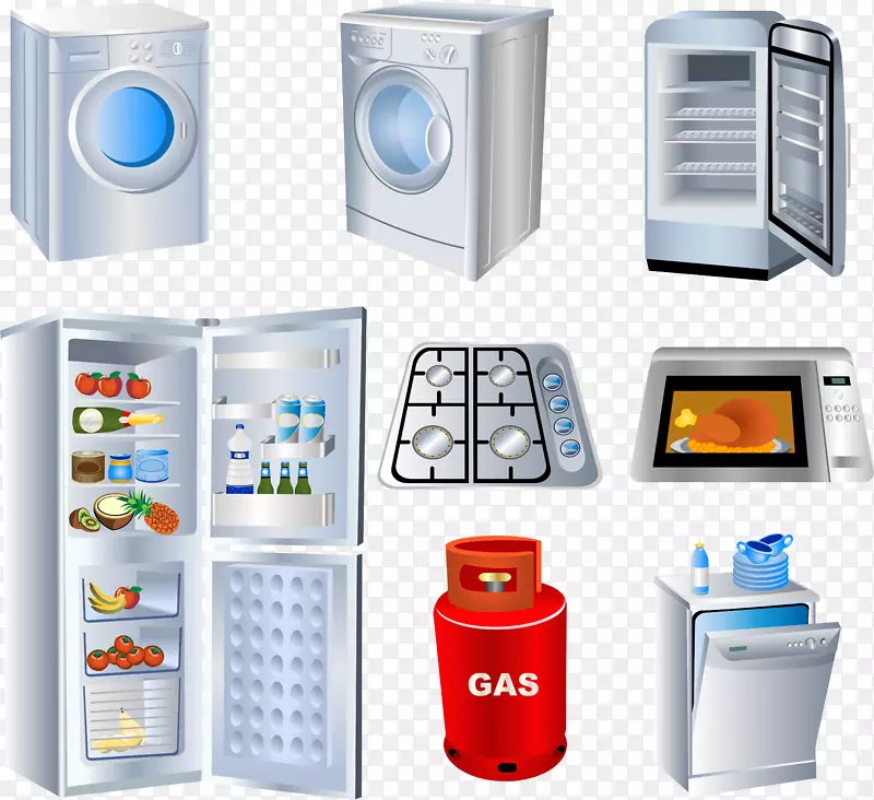 冰箱厨房家用电器图纸-冰箱