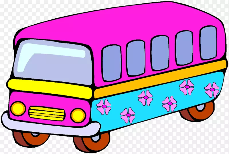 校车公共交通工具-巴士
