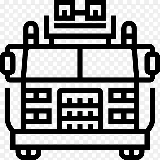 计算机图标特征图片符号剪辑艺术-消防车