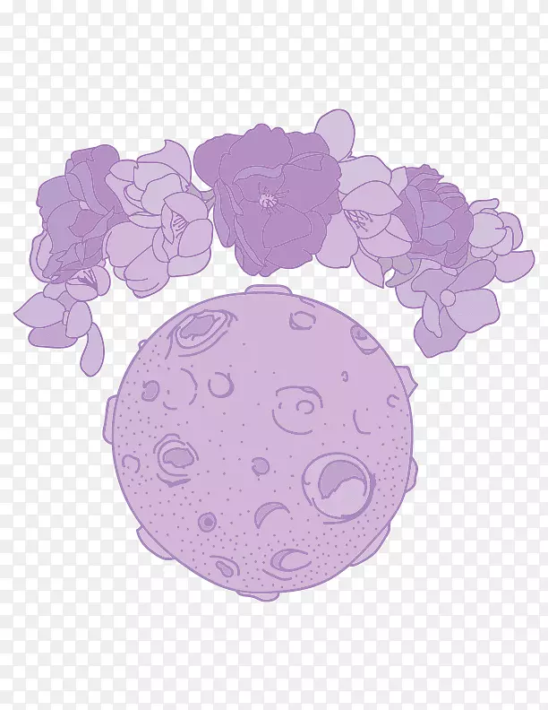紫丁香紫红色-紫色花
