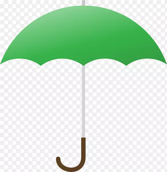 雨伞绿色剪贴画.绿色
