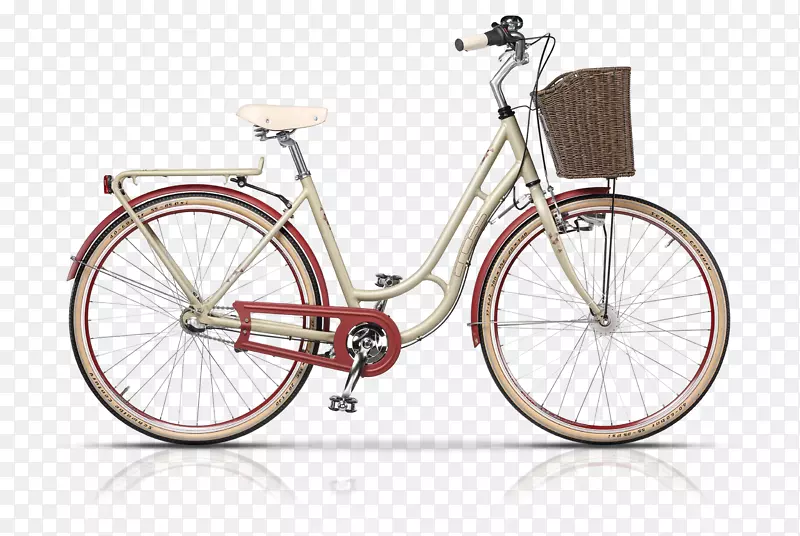 巡洋舰自行车城市自行车复古风格老式服装-自行车