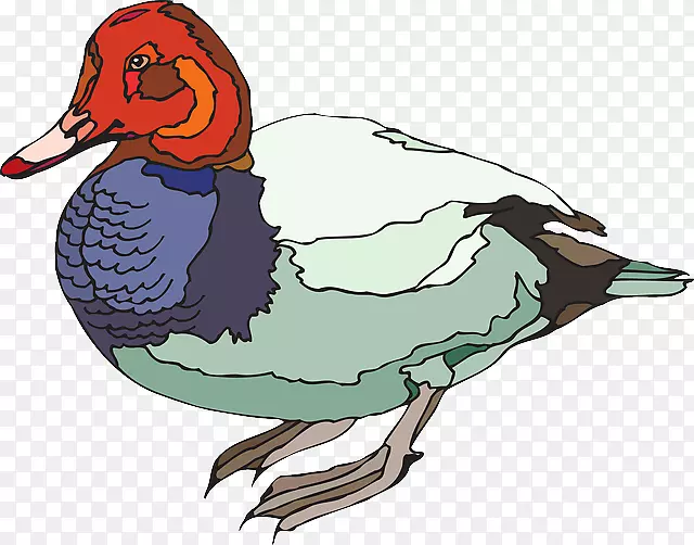 鸭鸟鹅夹艺术-粉红鸟