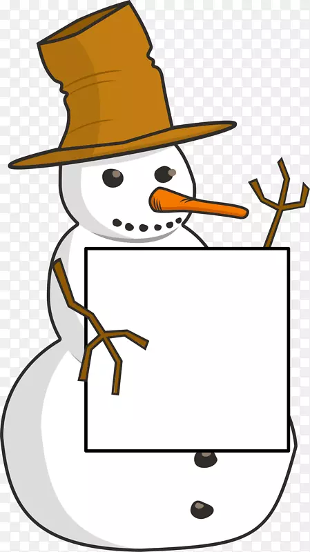 雪人电脑图标剪贴画雪人