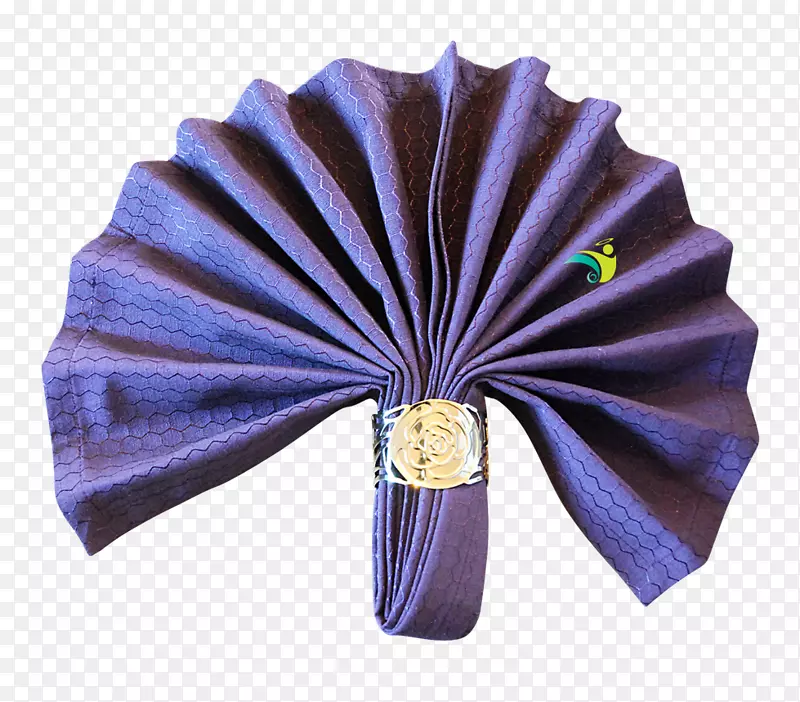 紫钴蓝紫餐巾