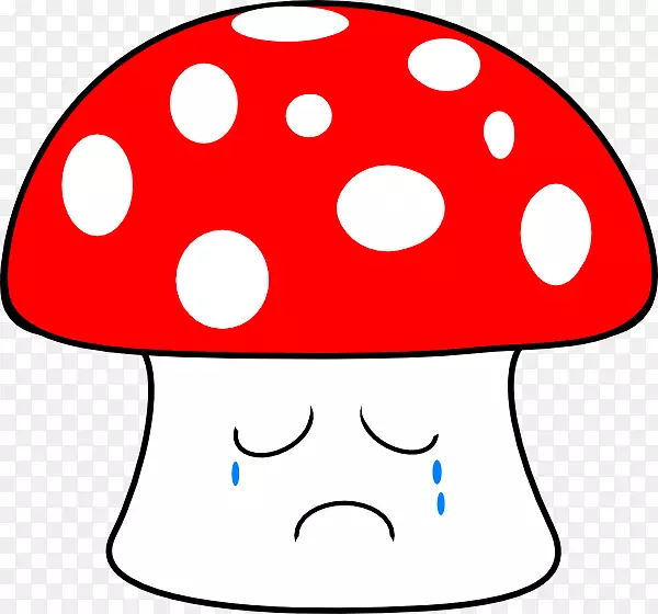 马蹄莲蘑菇剪贴画-伤感