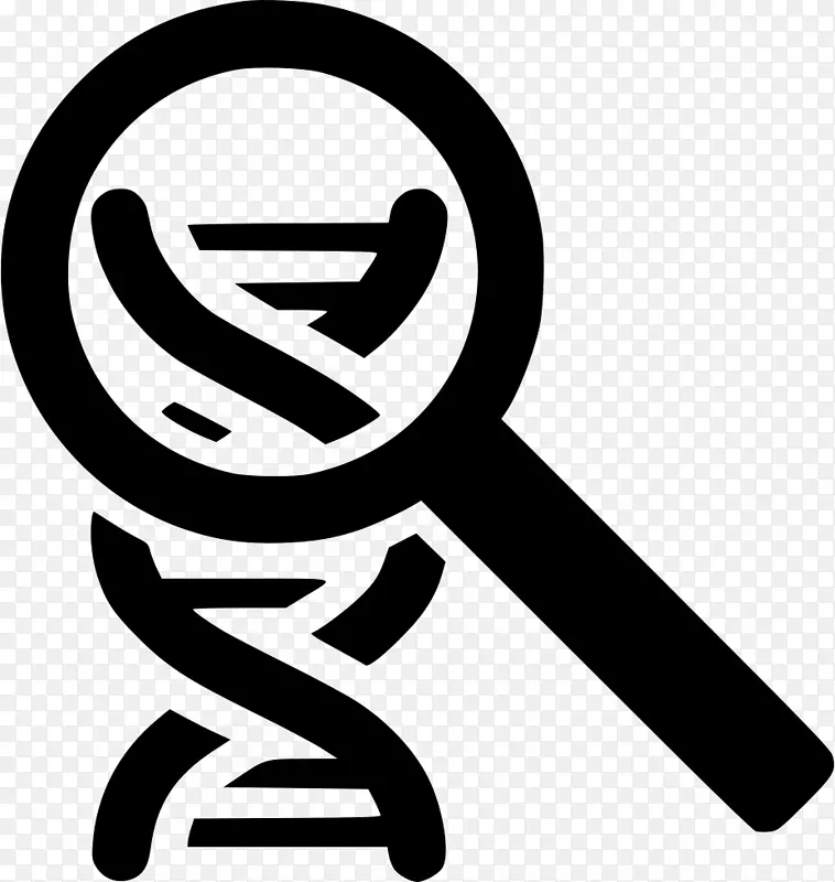 DNA载体遗传学计算机图标-生物