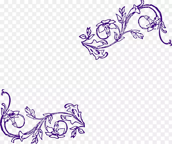 电脑图标插花艺术-紫色花
