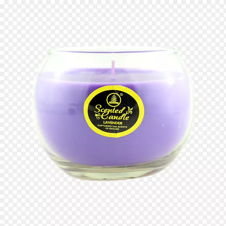 紫丁香紫罗兰玻璃蜡-教堂蜡烛