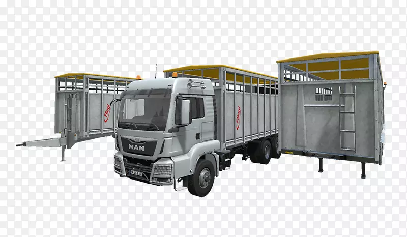 农业模拟器17运输牛拖拉机装载机-农业模拟器