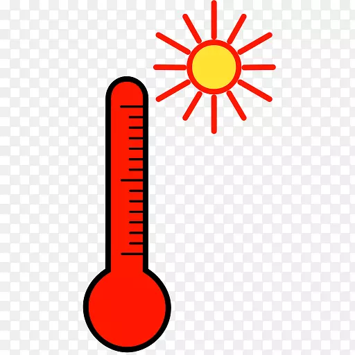 温度计电脑图标温度气象学剪辑艺术发烧