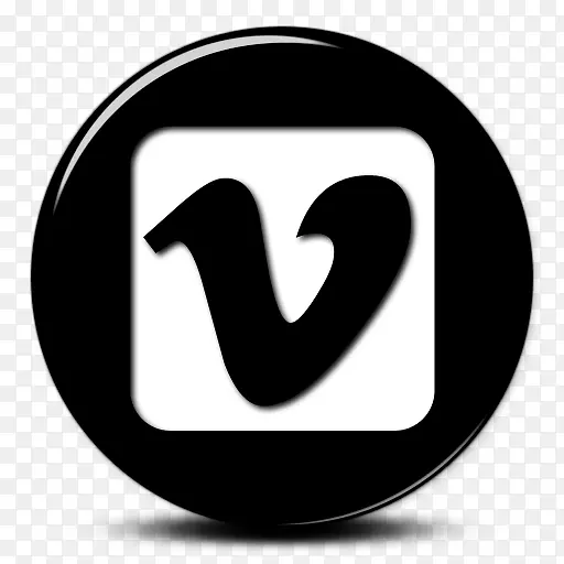 社交媒体电脑图标Youtube博客-光彩夺目