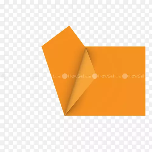 矩形三角形折纸