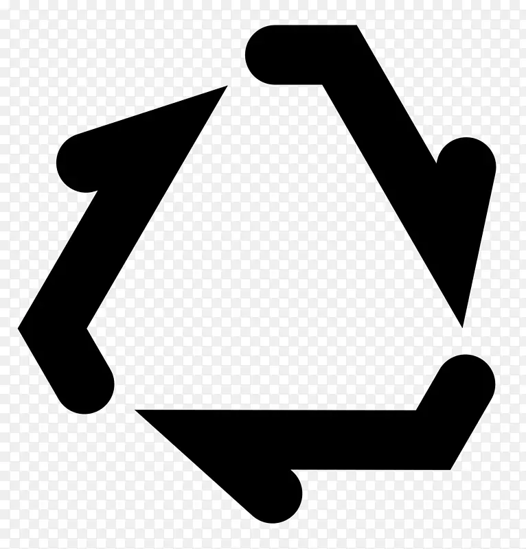 回收符号树脂识别代码回收代码塑料回收再利用