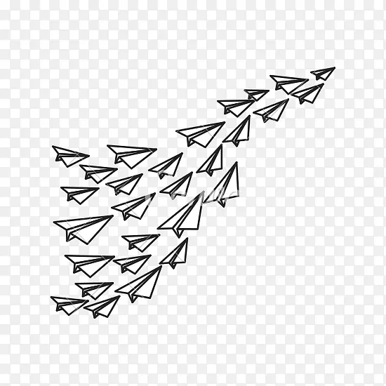 纸飞机绘图-折纸