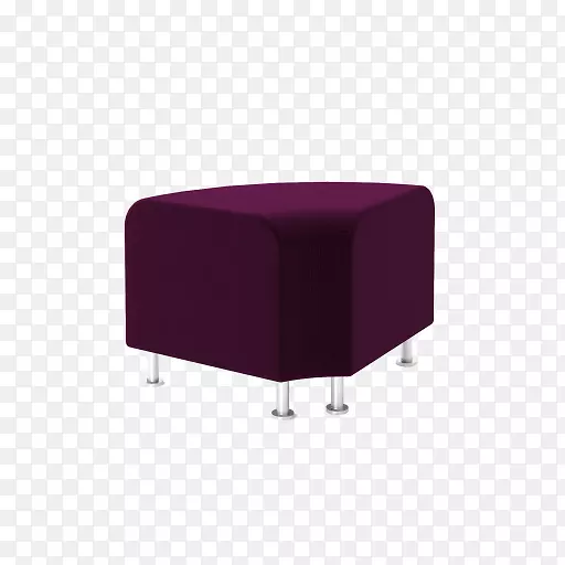 桌子脚休息家具紫色沙发-脚凳