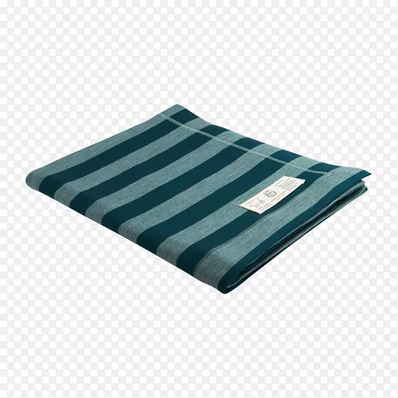 纺织青绿色提尔亚麻布.毛毯