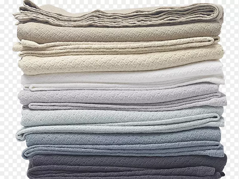 纺织有机棉亚麻布毛毯