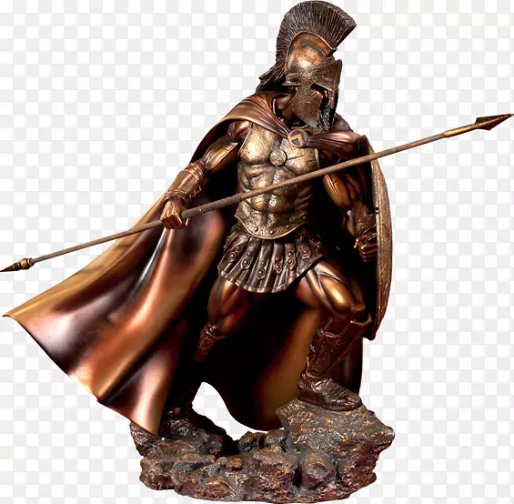 列奥尼达斯一世斯巴达·莱昂尼达斯在塞莫皮拉雕像-角斗士