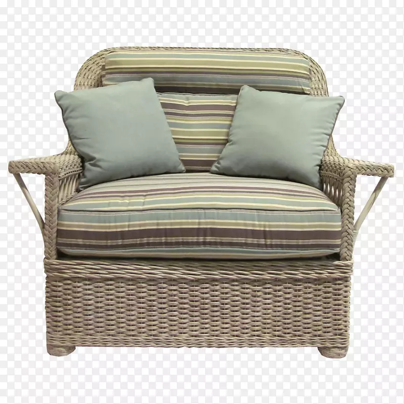 柳条椅沙发垫家具