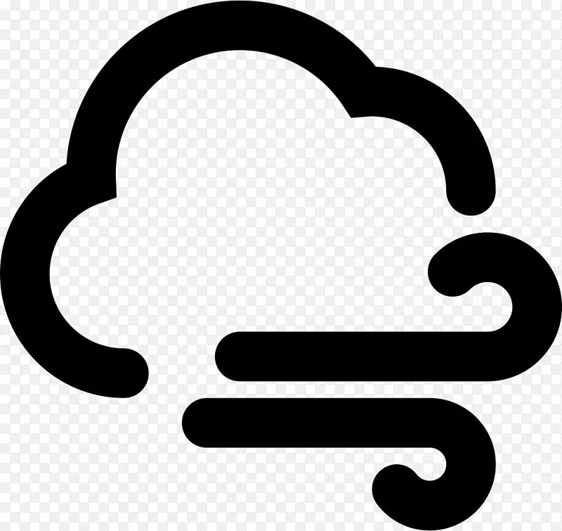 风电脑图标符号云-SVG