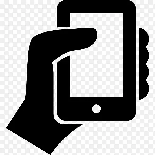 电脑图标电话呼叫iphone智能手机符号手握