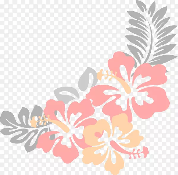 夏威夷木槿电脑图标剪贴画木槿