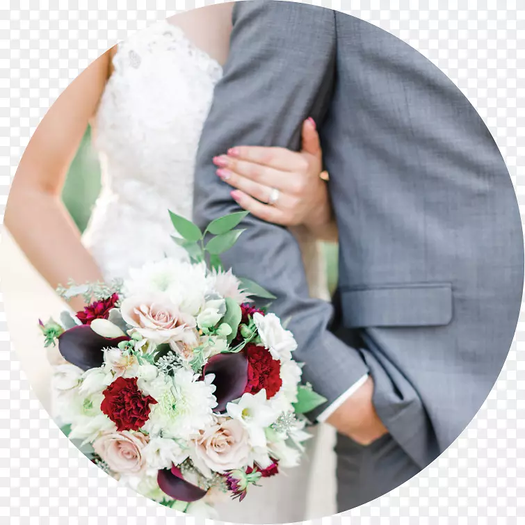 花坛婚礼花期设计新娘鲜花花束-红色花束