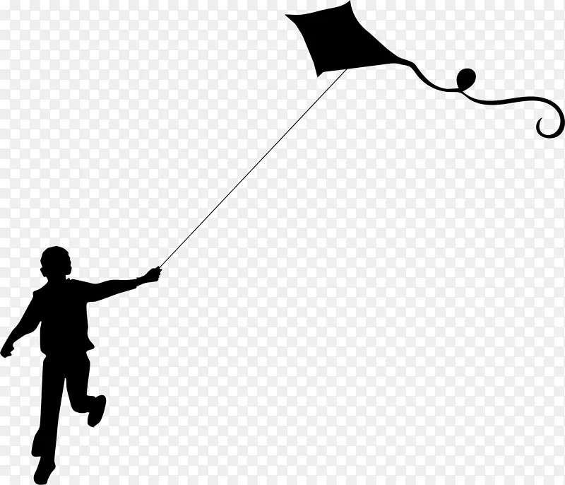 风筝儿童飞行马卡尔桑克兰蒂剪贴画
